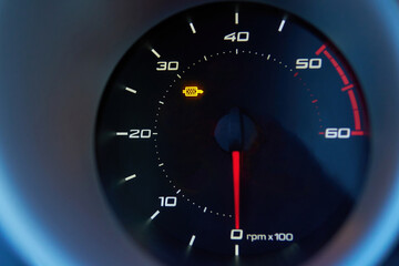 Warning of the diesel particulate filter - DPF regeneration error light illuminated on dashboard