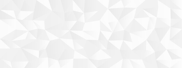 Abstract geometric pattern with triangular shapes in subtle white tones for modern background design.