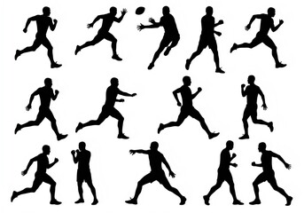 Dynamic Silhouettes of Running Athletes