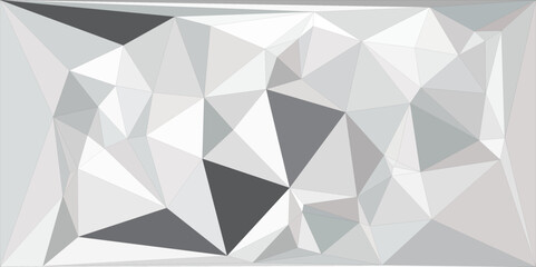 Low poly background texture. Futuristic vector illustration vector design. Abstract modern futuristic shape background design. Polygonal background with white and gray irregular triangles.