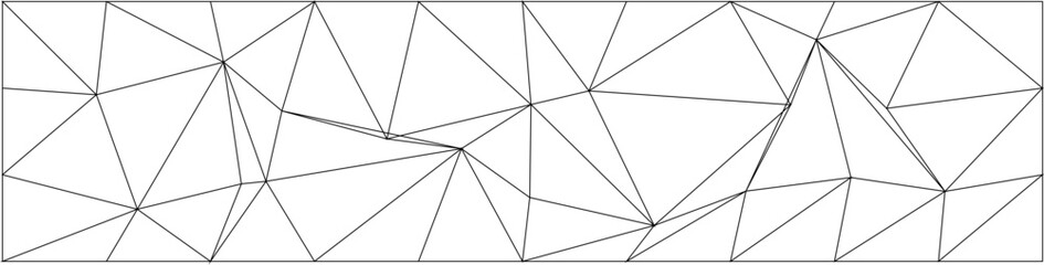 Fototapeta premium Abstract geometric polygonal chaos pattern for modern design and decoration projects.