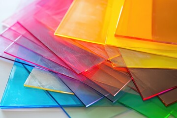 Vibrant Acrylic Panels: Creative Plastic Samples for Art Projects and Educational Decorations