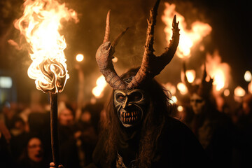 A night full of mystery and enchantment under a starry sky during Walpurgis Night, emphasizing a magical atmosphere and celebrating the arrival of spring.