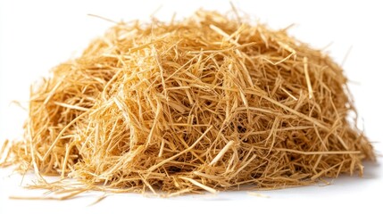 Pile of dry straw