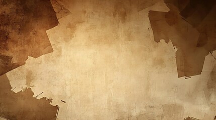 Rustic Brown Canvas Backdrop with Distressed Texture and Abstract Shapes