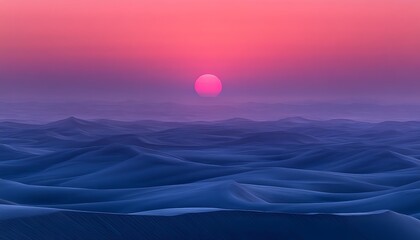 Fototapeta premium Desert Sunrise, Dramatic Landscape