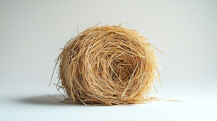 Round bird's nest,  natural, light beige