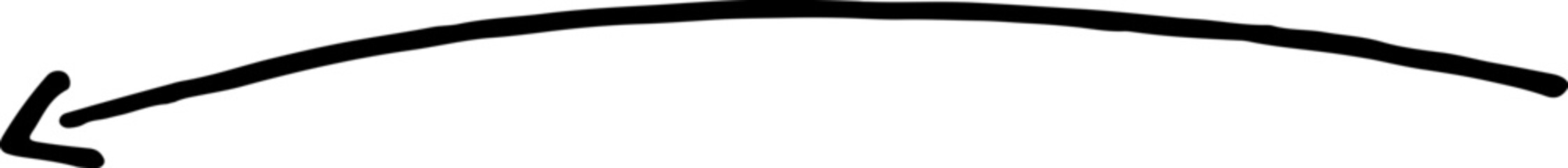 Obraz premium Hand drawn arrow doodle scribble sketch
