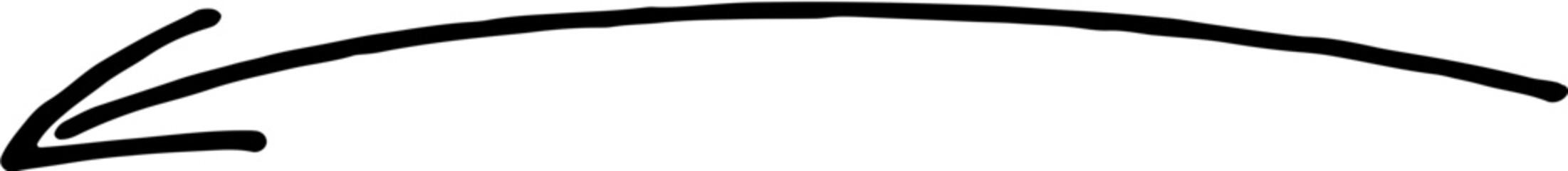 Hand drawn arrow doodle scribble sketch