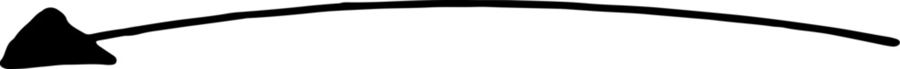 Hand drawn arrow doodle scribble sketch