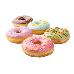 Vibrant Donut Art Collection