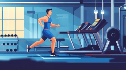 Eating healthy, exercising regularly, and staying active lead to a healthy lifestyle.  This includes working out, using gym equipment, and monitoring your weight.
