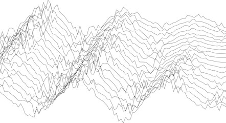 Abstract minimalist wave pattern for modern design and background aesthetics.