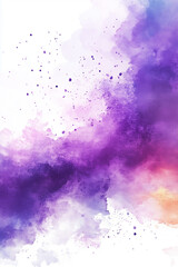 Obraz premium Watercolor digital paper with a vibrant rainbow colors gradient, artistic watercolour background textures, soft pastel printable watercolor texture, high-resolution abstract painting 