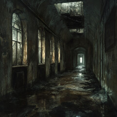 Fototapeta premium old abandoned factory