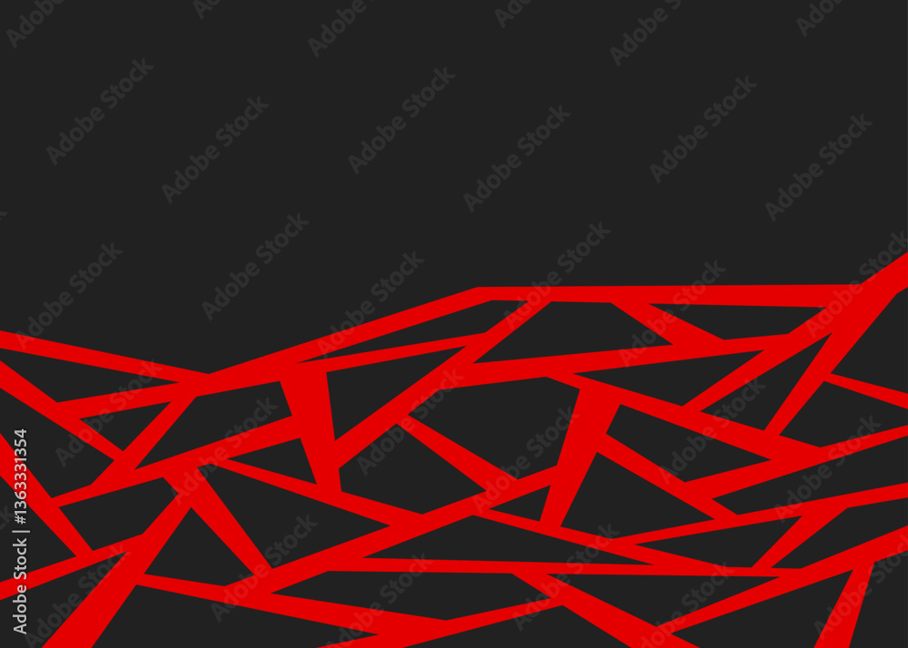 Poster abstract background with geometric lines pattern and with some copy space area
