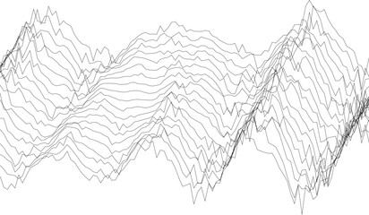 Fototapeta premium Abstract geometric wave pattern for modern and dynamic design projects.