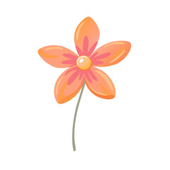 Obraz premium Flower illustration, figure pattern, flower background, flower material, figure graphic, spring poster, flower pattern, flower sticker, plant drawing, emotional flower, figure branding, flower texture