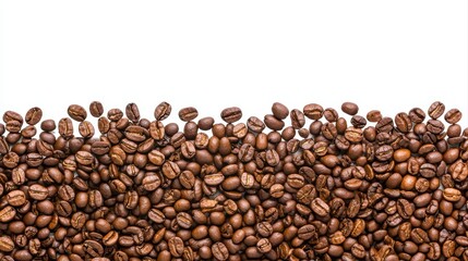 Obraz premium Coffee beans background for culinary and beverage use