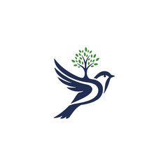 Bird and Tree Logo