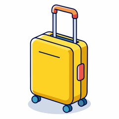 travel suitcase vector illustration