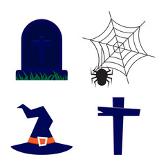 Flat design halloween element icon