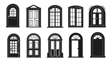 Exterior door and window designs; architectural styles; home improvement guide