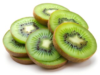 Fototapeta premium kiwi fruit on a white background