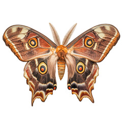 Stunning Moth with Detailed Wings