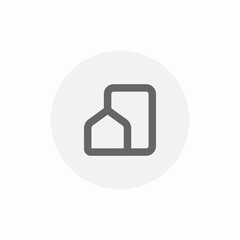 starting home page icon sign vector