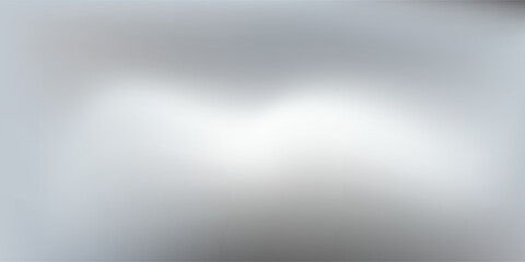 Obraz premium Silver foil background with metal mirror texture. Chrome gradient surface with light gloss. Vector