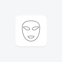 Led Face Mask, vector, pixel perfect, illustrator file