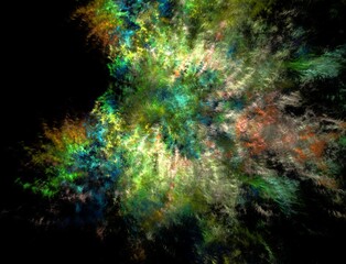 Imaginatory fractal abstract background Image