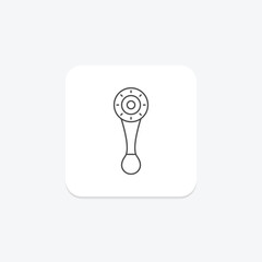 24k Gold Face Massager, vector, pixel perfect, illustrator file