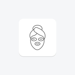 Facial Muscle Toning Belt, vector, pixel perfect, illustrator file