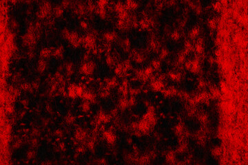 Soft Woolen Plaid Fabric with Red and Black Checkered Pattern