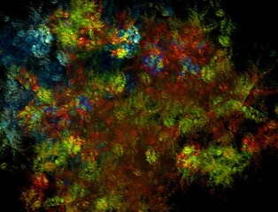 Imaginatory fractal abstract background Image