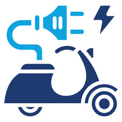Electric Motorcycle icon
