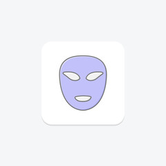 Led Face Mask, vector, pixel perfect, illustrator file