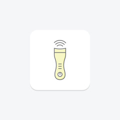 Ultrasonic Skin Scrubber, vector, pixel perfect, illustrator file