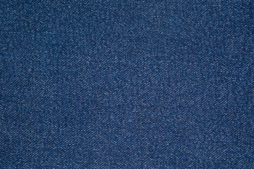 Classic Blue Denim Fabric Background. Jeans texture backdrop.