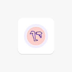 Fototapeta premium Digital Skin Analyzer, vector, pixel perfect, illustrator file