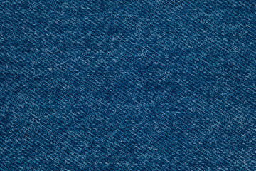 Classic Blue Denim Fabric Background. Jeans texture backdrop.
