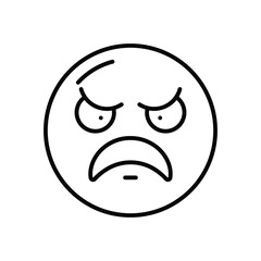 Angry Vector icon