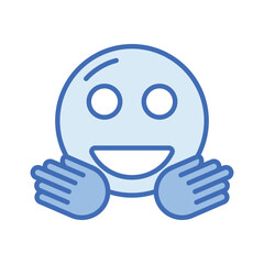 Hug Vector icon