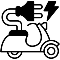 Electric Motorcycle icon