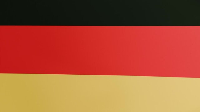 Flag of Germany waving, looping animation 4K