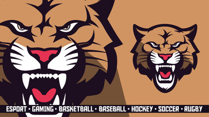Fierce Feline Mascot - Professional Lynx Vector Art for Sports & Gaming Clubs (Soccer, Basketball, Hockey)