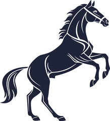 Horse silhouette vector
