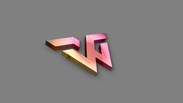 3D Elegant Waves Horizontal Logo Reveal 166